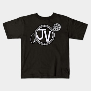 TheJohnnyVic Logo White Clear Background by Lawrence n Sunset Kids T-Shirt